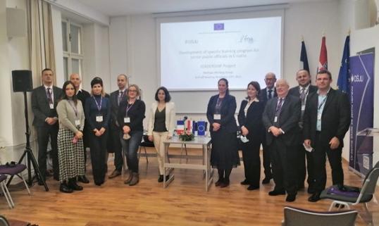 Kick-off of specific training programme for senior public officials in Croatia