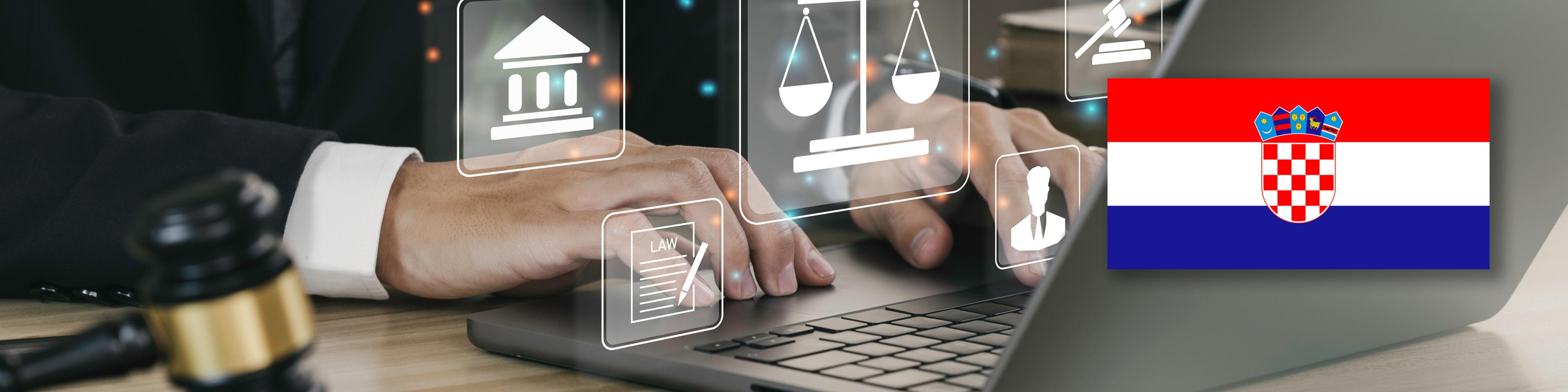 Banner image for the Promotion of the rule of law and Fundamental rights through high-quality online trainings in the Croatian judiciary page