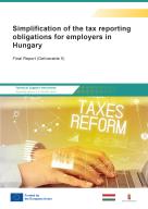 Thumbnail image for the Simplification of the tax reporting obligations for employers in Hungary report