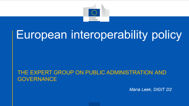 European interoperability policy