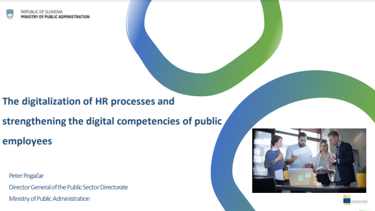 The digitalisation of HR processes and strengthening the digital competencies of public employees